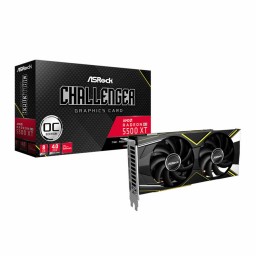 کارت گرافیک ازراک Radeon RX 5500 XT Challenger D 8G OC