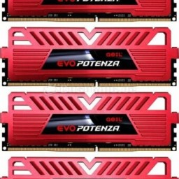 رم گیل Evo Potenza 32GB 8GBx4 2666Mhz CL15 DDR4