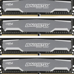 رم کروشیال Ballistix Sport 32GB 8GBx4 2400Mhz DDR4