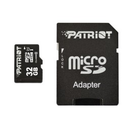 Patriot LX 32GB Class10 U1 MicroSD Card With Adaptor 