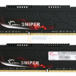 رم جی اسکیل Sniper 8GB 4GBx2 1600Mhz CL9 DDR3