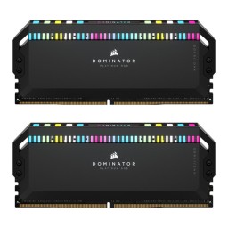 رم کورسیر Dominator Platinum RGB Black 32GB 16GBx2 5200MHz CL40 DDR5