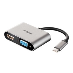 مبدل Type-C به HDMI/VGA دی لینک DUB-V210