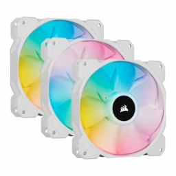 فن کیس کورسیر iCUE SP120 RGB ELITE White  بسته 3 عددی