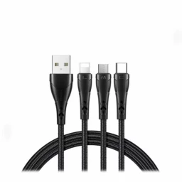 کابل 1.2 متری USB به Lightning/Micro USB/Type-C مک دودو CA 6960