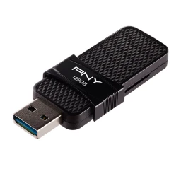 فلش OTG پی ان وای DUO LINK USB 3.1 Type-C OTG 128GB