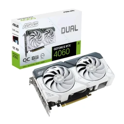 کارت گرافیک ایسوس Dual GeForce RTX 4060 White OC Edition 8GB GDDR6