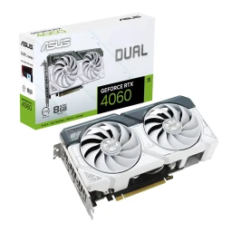 کارت گرافیک ایسوس Dual GeForce RTX 4060 White Edition 8GB GDDR6