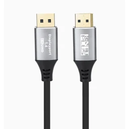 کابل ۱.۴ DisplayPort دو سر نر کی نت پلاس مدل KP-CDP1418 طول ۱.۸ متر