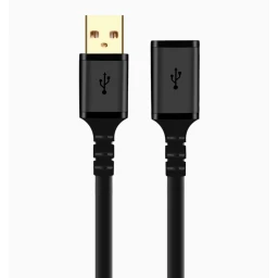 کابل تبدیل افزایش طول ۲٫۰ USB کی نت پلاس مدل KP-CUE2050 طول 5 متر