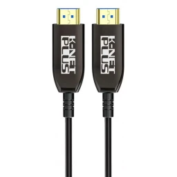 کابل 2.1 HDMI فیبر نوری کی نت پلاس مدل KP-CHAOC211000 طول 100 متر