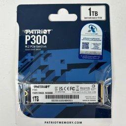 اس اس دی پاتریوت P300 M.2 2280 NVMe PCIe 1TB (جعبه باز)