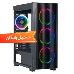 کیس اسمبل شده مسترتک Apachi ARGB Core i5 12400F Alder Lake/PRIME H610M-K D4 DDR4/16GB/1TBSSD/GAMING GeForce RTX 4060 Ti 8GB Twin Edge