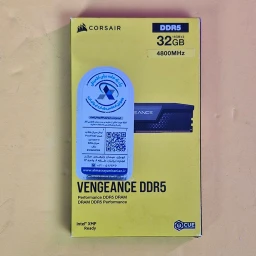 رم کورسیر VENGEANCE RGB 32GB 16GBx2 4800MHz DDR5 (جعبه باز)