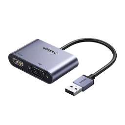 هاب مبدل USB به HDMI و VGA یوگرین مدل 20518 CM449