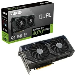 کارت گرافیک ایسوس مدل Dual GeForce RTX 4070 Ti SUPER 16GB GDDR6X OC Edition